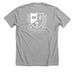 Evergreen Cross Country Fan Store, a Athletic Heather Premium Unisex Tee (back-view)