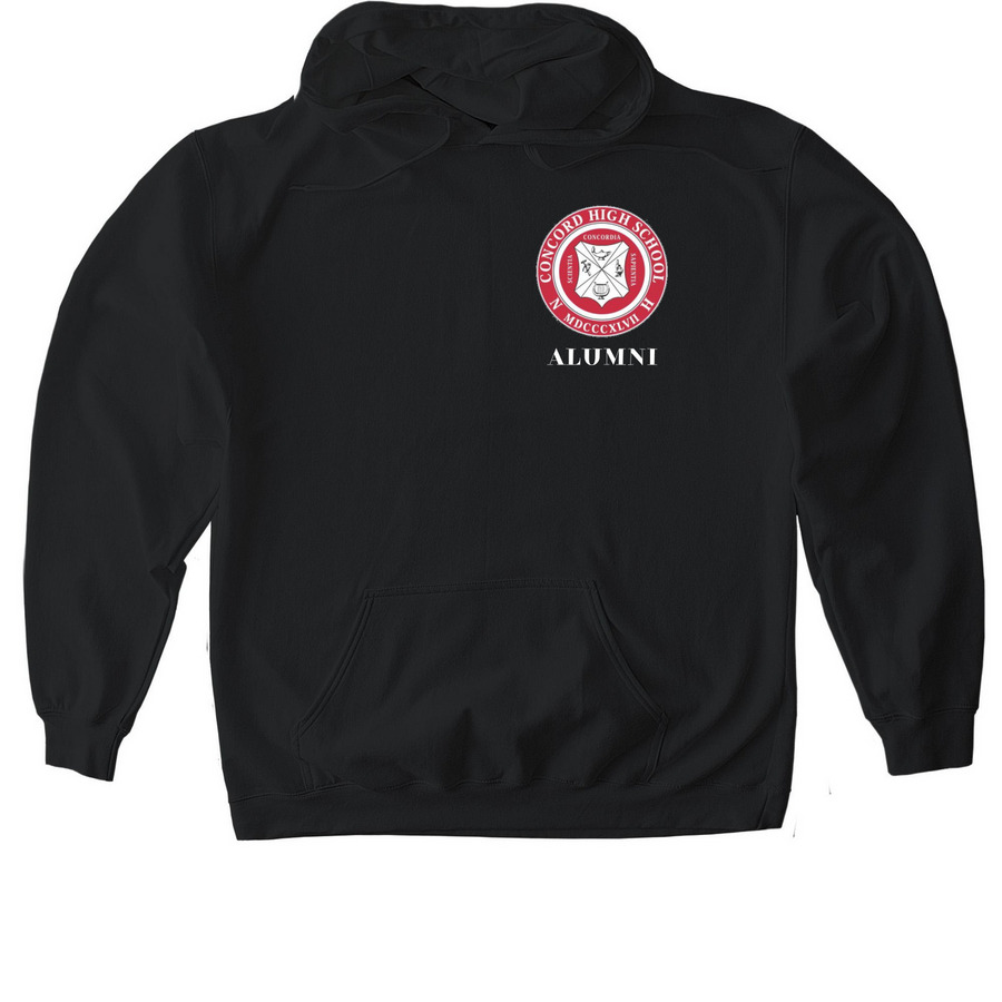 Concord High ALUMNI&nbsp;, a Black Gildan Softstyle Pullover Hoodie