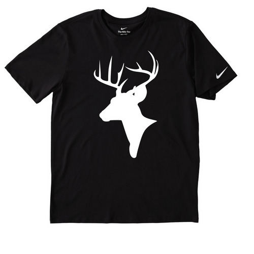 NIKE, a Black Nike Dri-FIT Jersey Blend Performance Tee