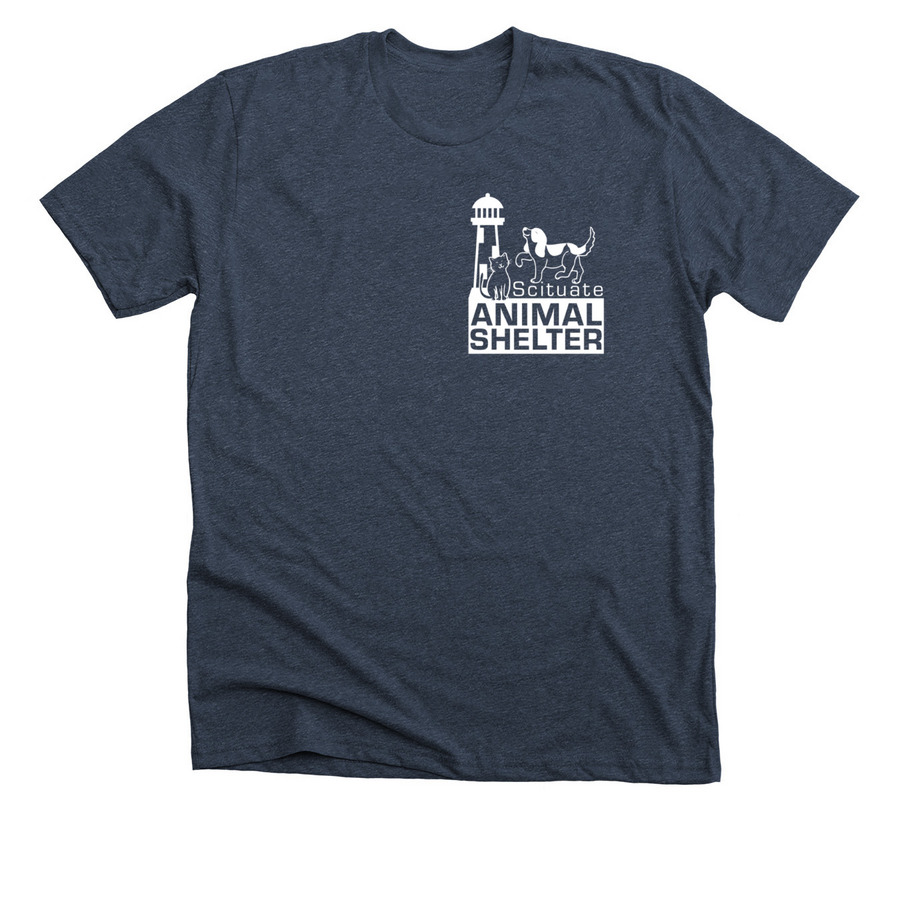 SAS Volunteer Gear, a Heather Midnight Navy Premium Unisex Tee