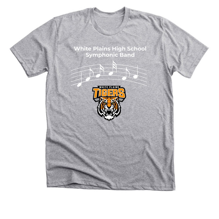WPHS Symphonic Band, a Athletic Heather Premium Unisex Tee