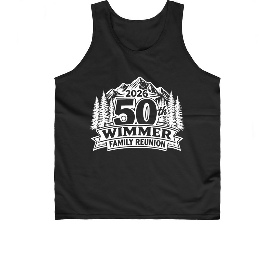 Adult Tank, a Black Classic Unisex Tank Top