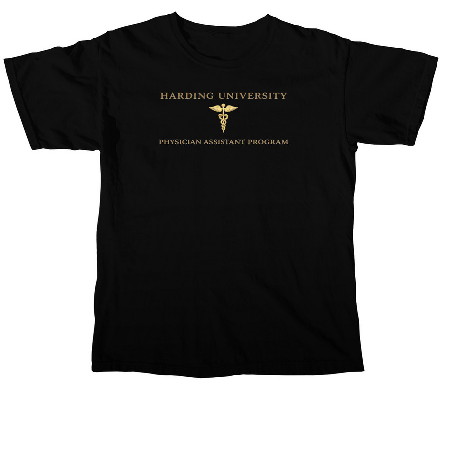 Harding University PA Program Merch, a Black Comfort Colors Unisex Tee