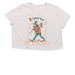 Sojournin, a Heather Dust Women?s Flowy Cropped Tee