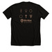 MBC | Golden Standard, a Solid Black Blend Premium Unisex Tee (back-view)