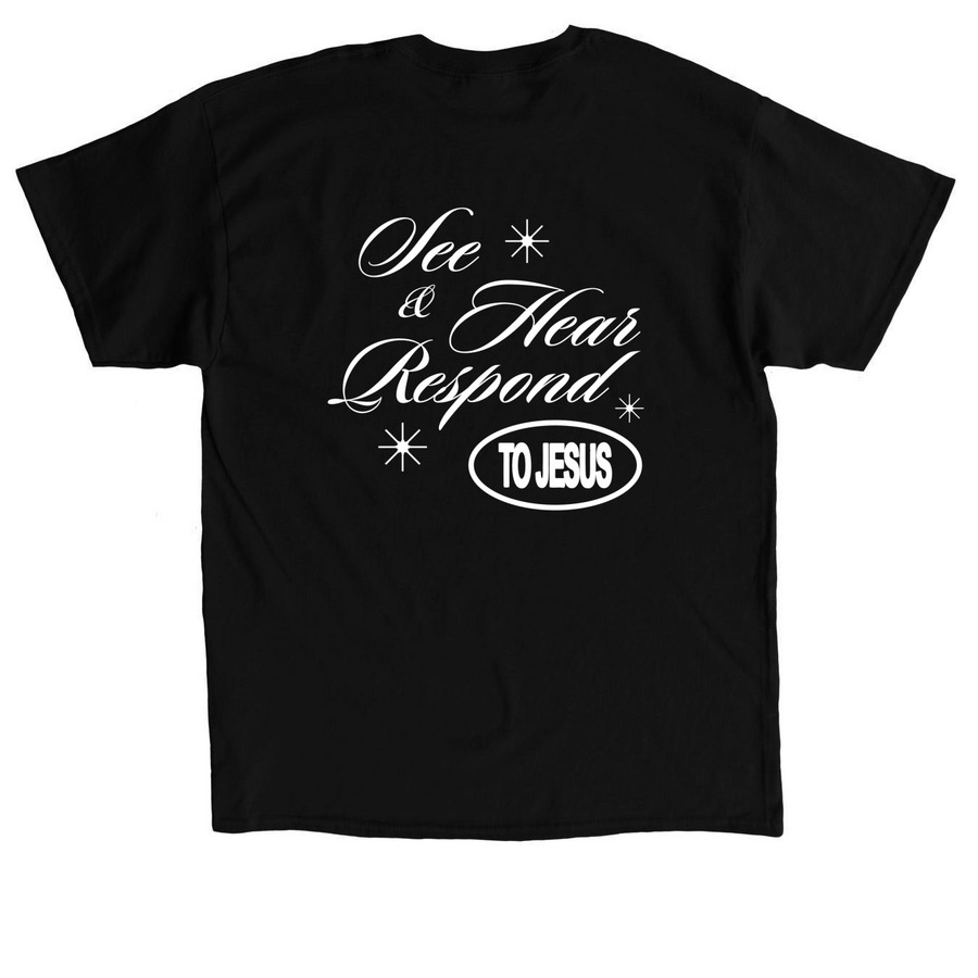 Jesus Won, a Black Classic Unisex Tee (back-view)