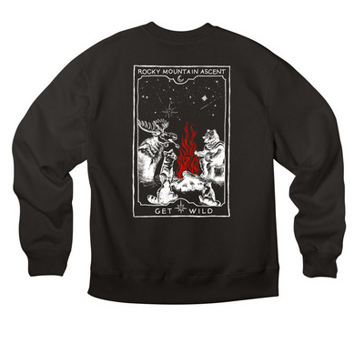 Interstellar Collection, a Black Premium Heavyweight Crewneck Sweatshirt