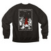 Interstellar Collection, a Black Premium Heavyweight Crewneck Sweatshirt (back-view)