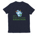 Great Wisconsin Birdathon Logo, a Night Sky Navy Allmade Organic Cotton Unisex Tee