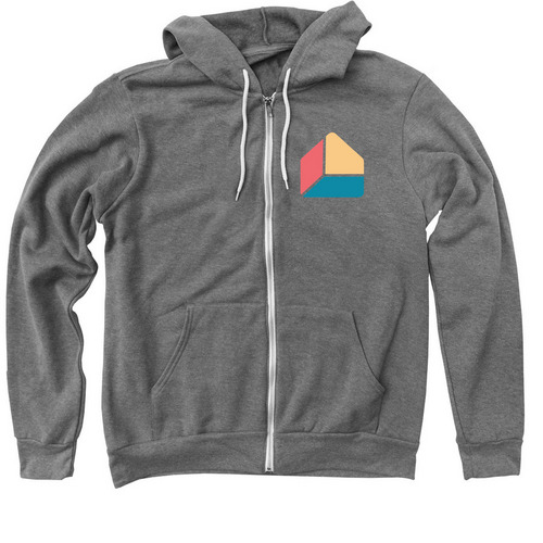 CFCP Comfort 'Fits, a Deep Heather Zip Up Hoodie