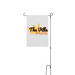 Yard Sign, a White 12" x 18" Yard Flag with Stake