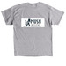 LOVE MUSH, a Sport Grey Classic Unisex Tee (back-view)
