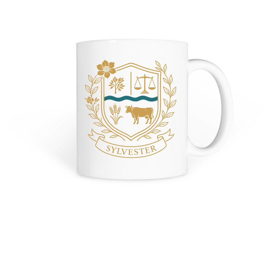Sylvester Family Mug, a White Coffee Mug