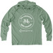 BT1D 100% Emotion&nbsp;, a Lichen Green Allmade Organic Cotton Mineral Dye Hoodie Tee