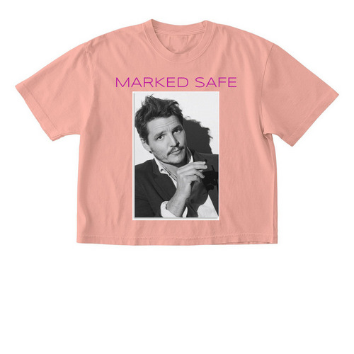 Pedro Pascal, a Peachy Comfort Colors Boxy Tee