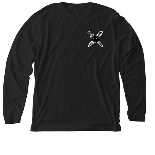 A3F Merch, a Solid Black Blend Premium Long Sleeve Tee