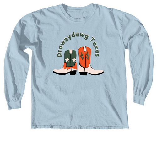 Winter 2026, a Chambray Comfort Colors Long Sleeve Tee