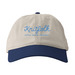 Knitfolk Hats, a Oyster/ Pacific Printed Eco Baseball Cap