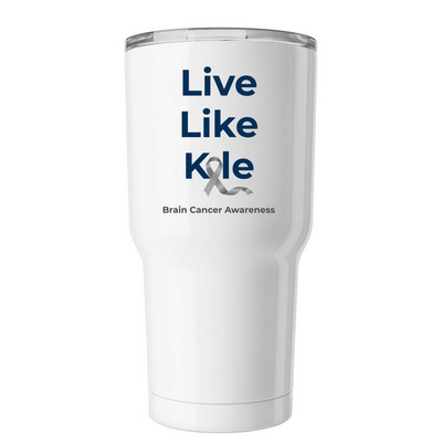 LLK TUMBLER, a White Insulated Tumbler
