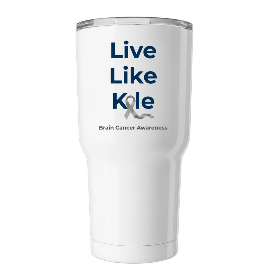 LLK TUMBLER, a White Insulated Tumbler