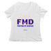 FMD - Fighting My Disease, a White Women's Relaxed V-Neck Tee