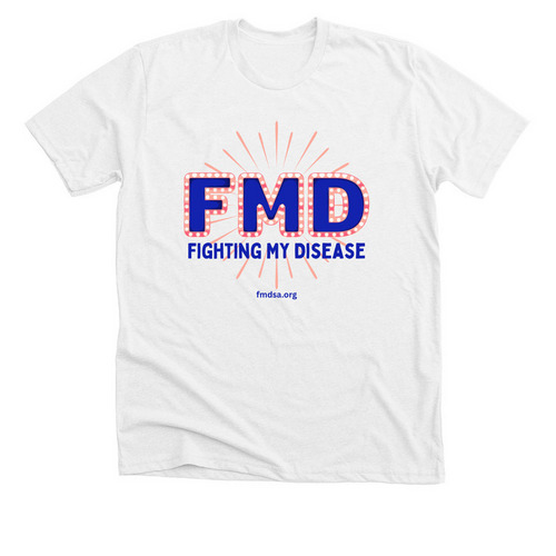 FMD - Fighting My Disease, a Solid White Blend Premium Unisex Tee