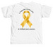 St. Michael's Angels: Go Gold!, a White Comfort Colors Unisex Tee (back-view)