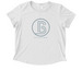 T-Shirts, a Bright White Allmade Eco Triblend Women?s Scoop Neck Tee