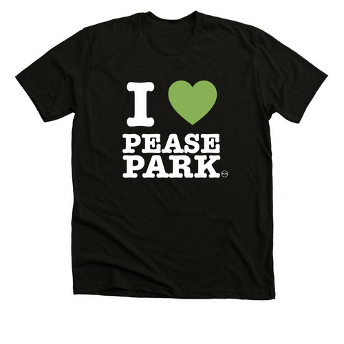 I&nbsp;?&nbsp;Pease Park, a Solid Black Blend Premium Unisex Tee