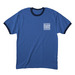 Harbor School Logo - Blue/Navy Shirts, a Heather Royal/ Navy Cotton Ringer Tee