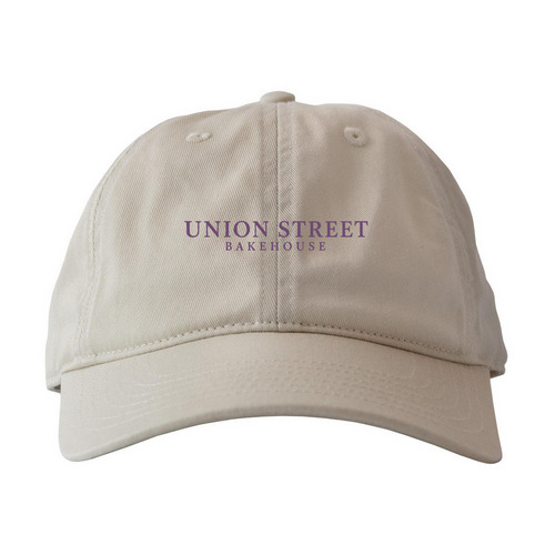 Union Street Bakehouse Hat, a Oyster Printed Eco Baseball Cap