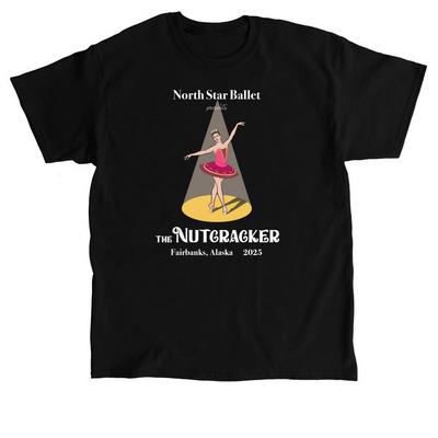 The Nutcracker 2025 - North Star Ballet, a Black Classic Unisex Tee