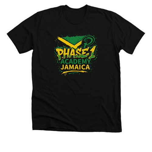 P.H.A.S.E. 1 Graphic T-Shirt, a Solid Black Blend Premium Unisex Tee