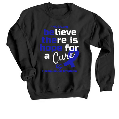 Fibromuscular Dysplasia, a Black Crewneck Sweatshirt