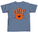 HALLOWEEN, a Blue Jean Comfort Colors Unisex Tee (back-view)