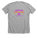 Cure GM1 Ghost for Halloween, a Athletic Heather Premium Unisex Tee (back-view)