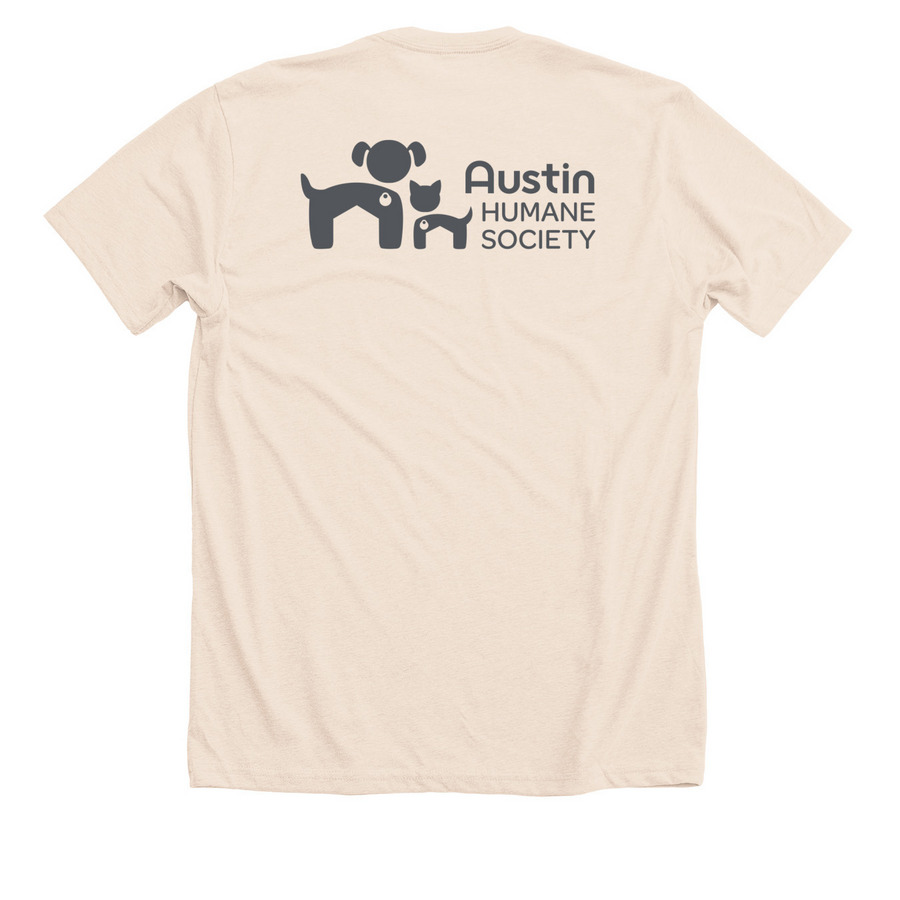 Tell Your Cat I Said Pspsps, a Heather Soft Cream Premium Unisex Tee (back-view)