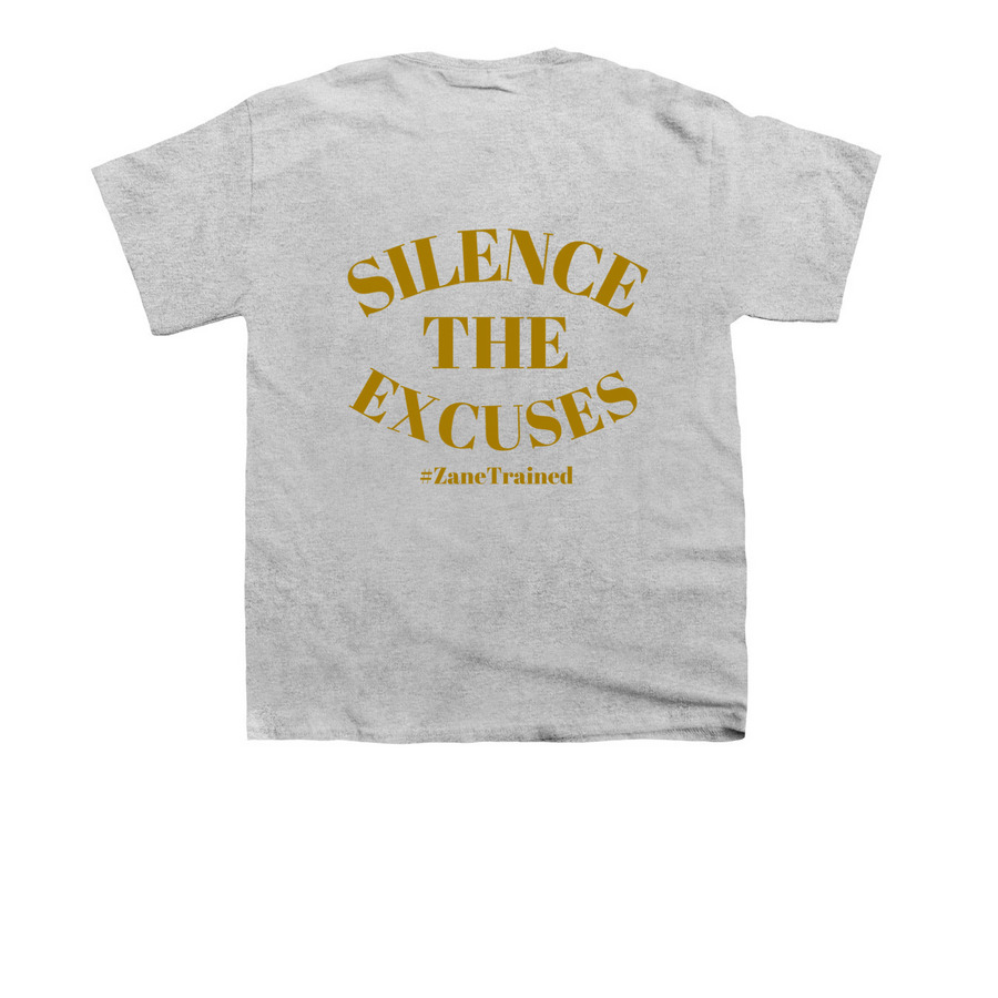 #ZaneTrained Gear, a Sport Grey Youth Unisex Tee (back-view)