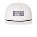 Varsity Lettering Black Ink Hats, a White/ Black