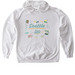 Paper World x Seattle, a White Gildan Softstyle Pullover Hoodie