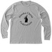 Adult & Youth Tees- Black Logo, a Athletic Heather Premium Long Sleeve Tee