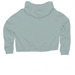 Women's Lightweight Cropped Hoodie, a Sage Women?s Lightweight Cropped Hoodie (back-view)