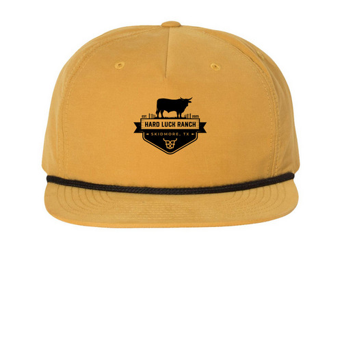 Hard Luck Ranch, a Biscuit/ Black Printed Umpqua Snapback Cap