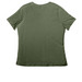 Lori Hickman for Attorney General, a Military Green Women's Relaxed V-Neck Tee (back-view)