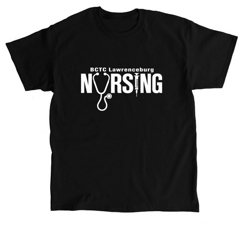 BCTC Lawrenceburg Nursing Shirts, a Black Classic Unisex Tee