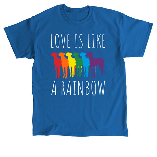 Love Is Like A Rainbow, a Royal Classic Unisex Tee