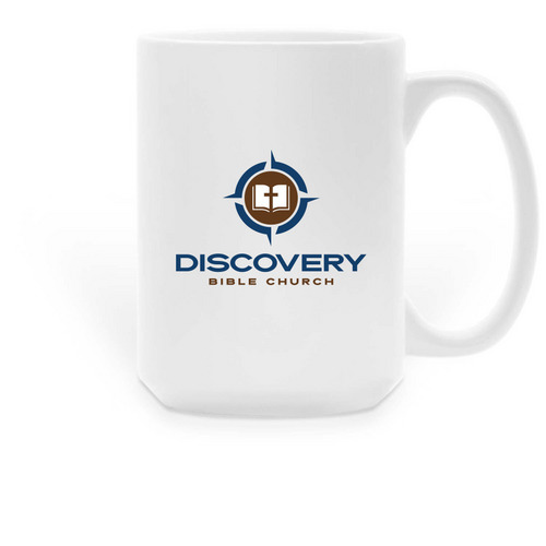 Life Saving Device - Color Logo, a White Large Coffee Mug