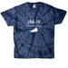 JV Cheerleading Shirt, a Navy Classic Tie Dye Tee