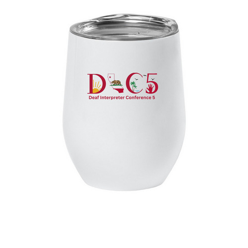DIC5 Wine Tumbler, a White Insulated Wine Cup