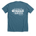 I am not alone- You are with me, a Heather Deep Teal Premium Unisex Tee (back-view)